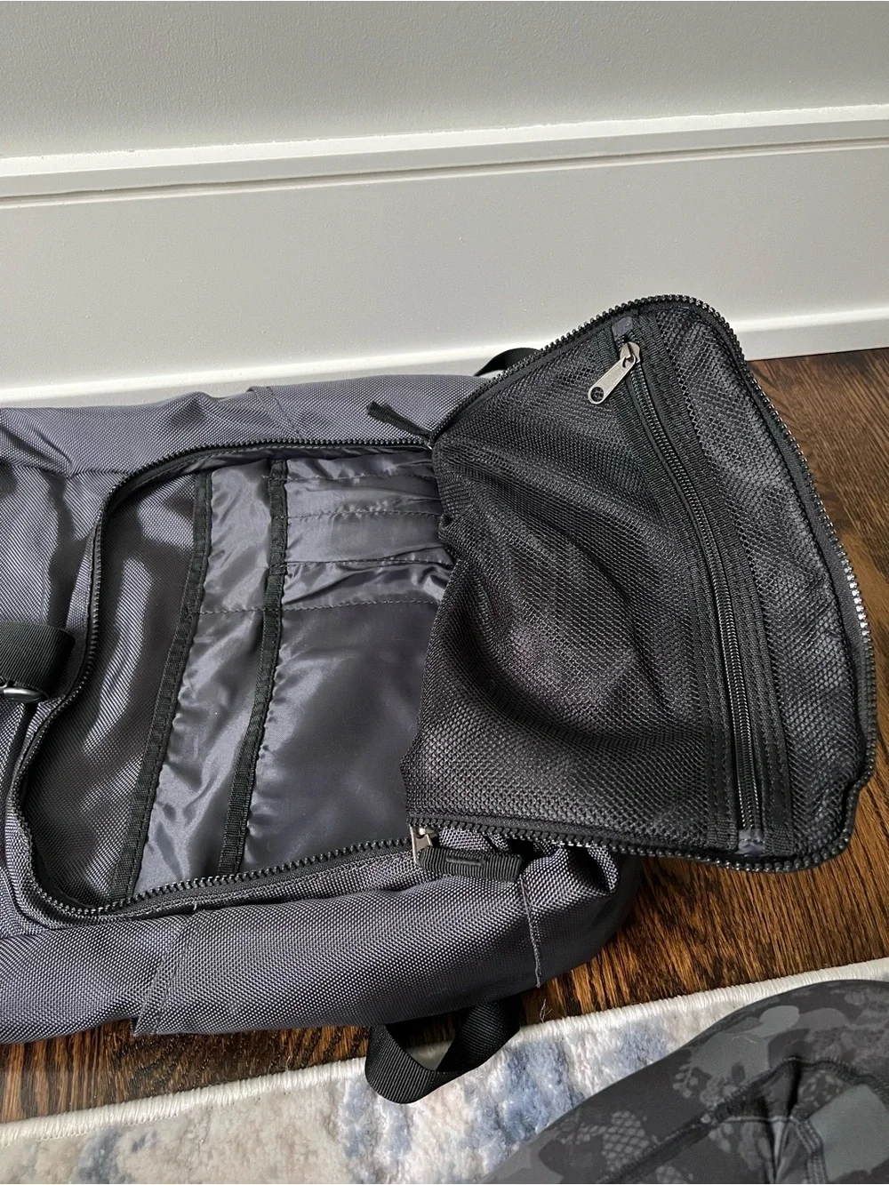 NWOT Ashbury dark gray flip top laptop backpack - Amazon corporate swag bag